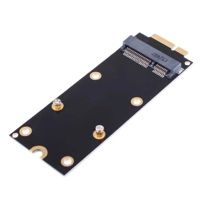 Mini MSATA Adapter SSD to 2012 Macbook Pro Retina A1398 MC975 MC976 18+8