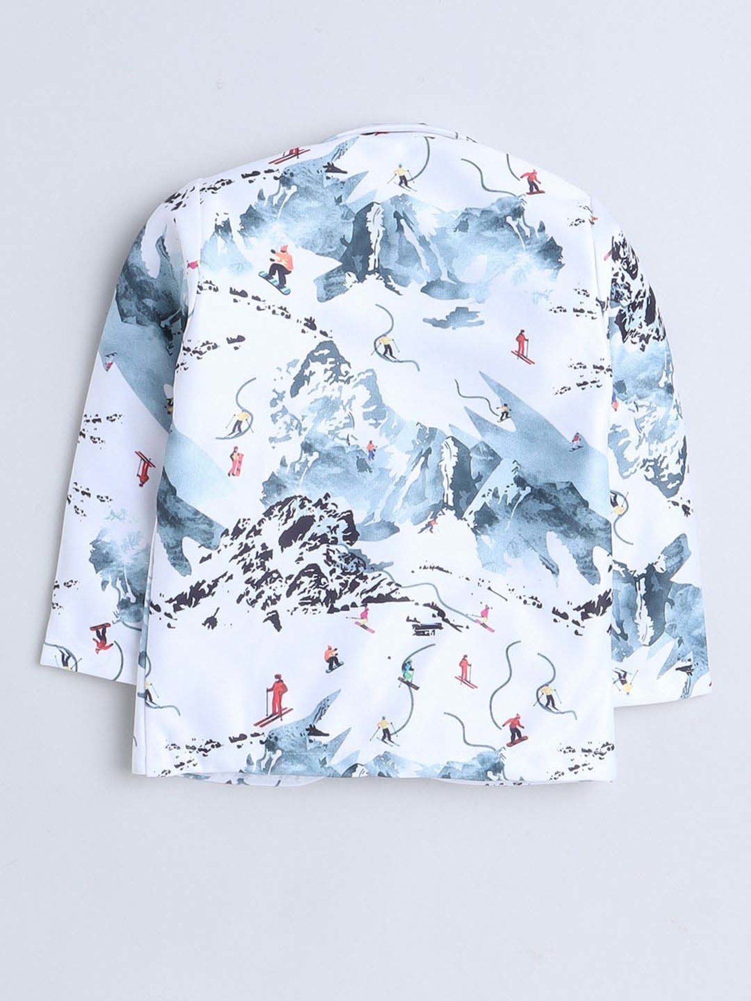 Fourfolds Boys Multicolor Printed Full Sleeves Clothing Set