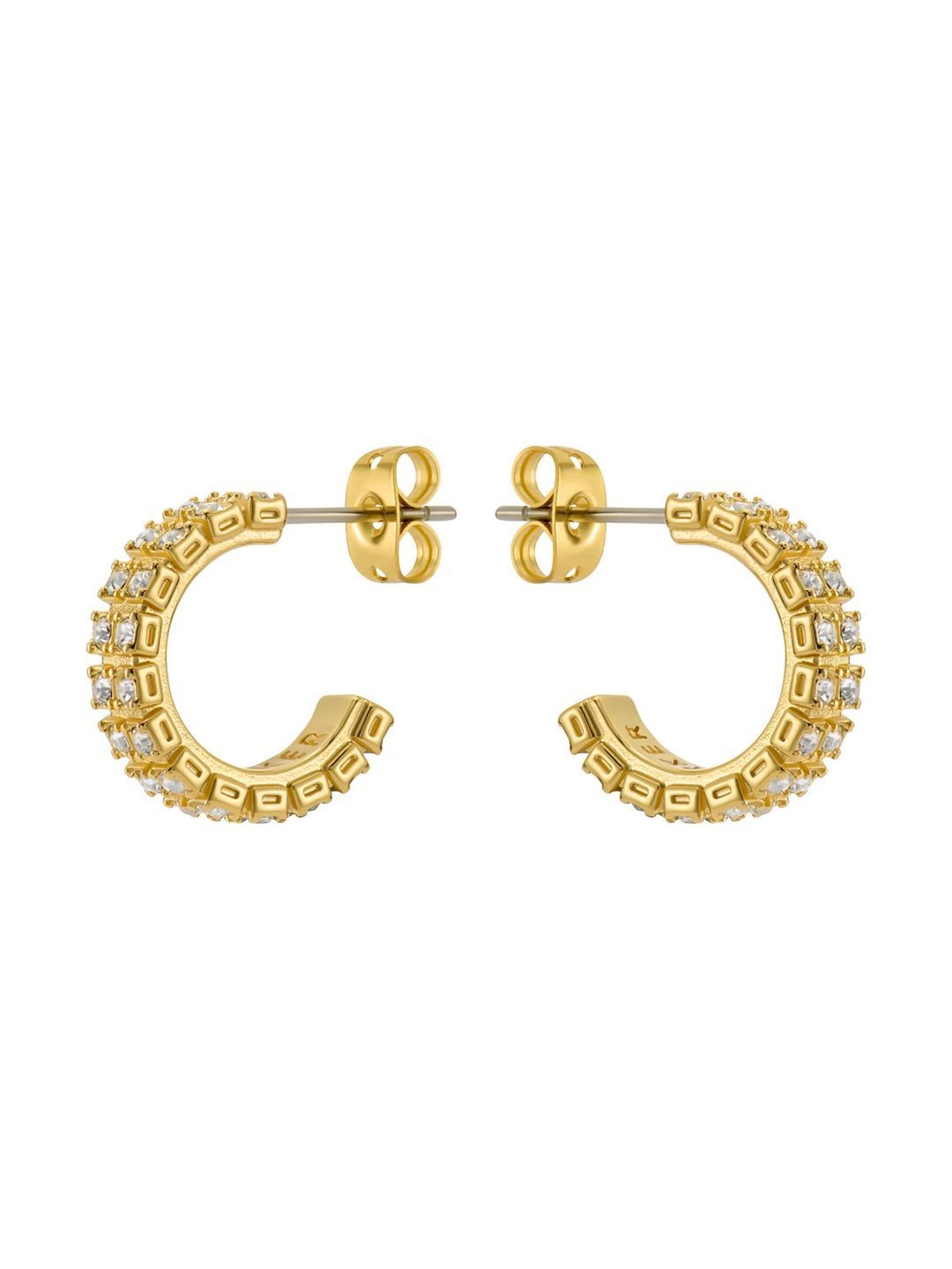 Ted Baker MELLRIE: Small Double Crystal Hoop Earrings