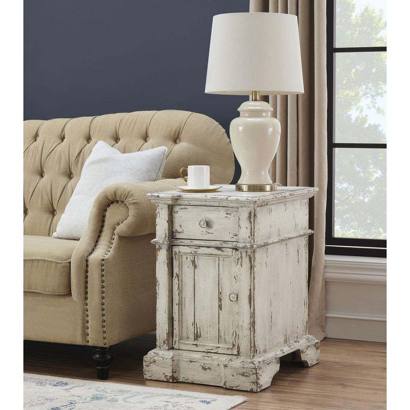 Coast to Coast Olivia One Drawer One Door Chairside Table