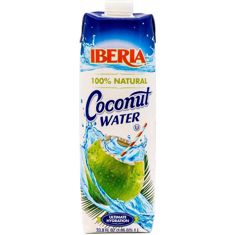 Iberia Natural Coconut Water - 12pk/1L Bottles