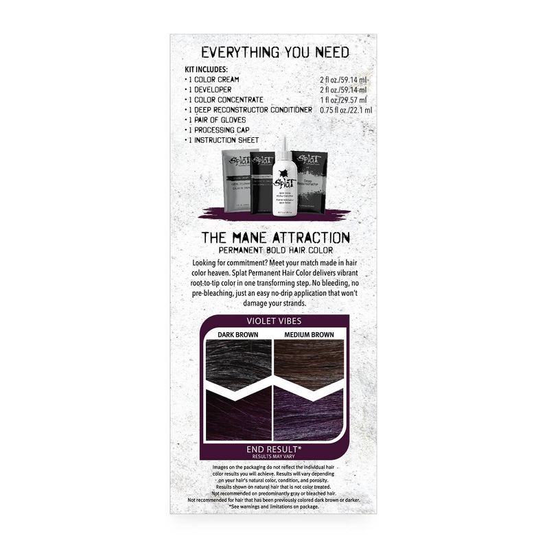 Splat Double Lift Permanent Color Purple