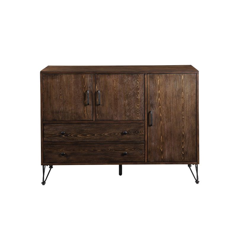 Garron Server Walnut/Black - Acme Furniture