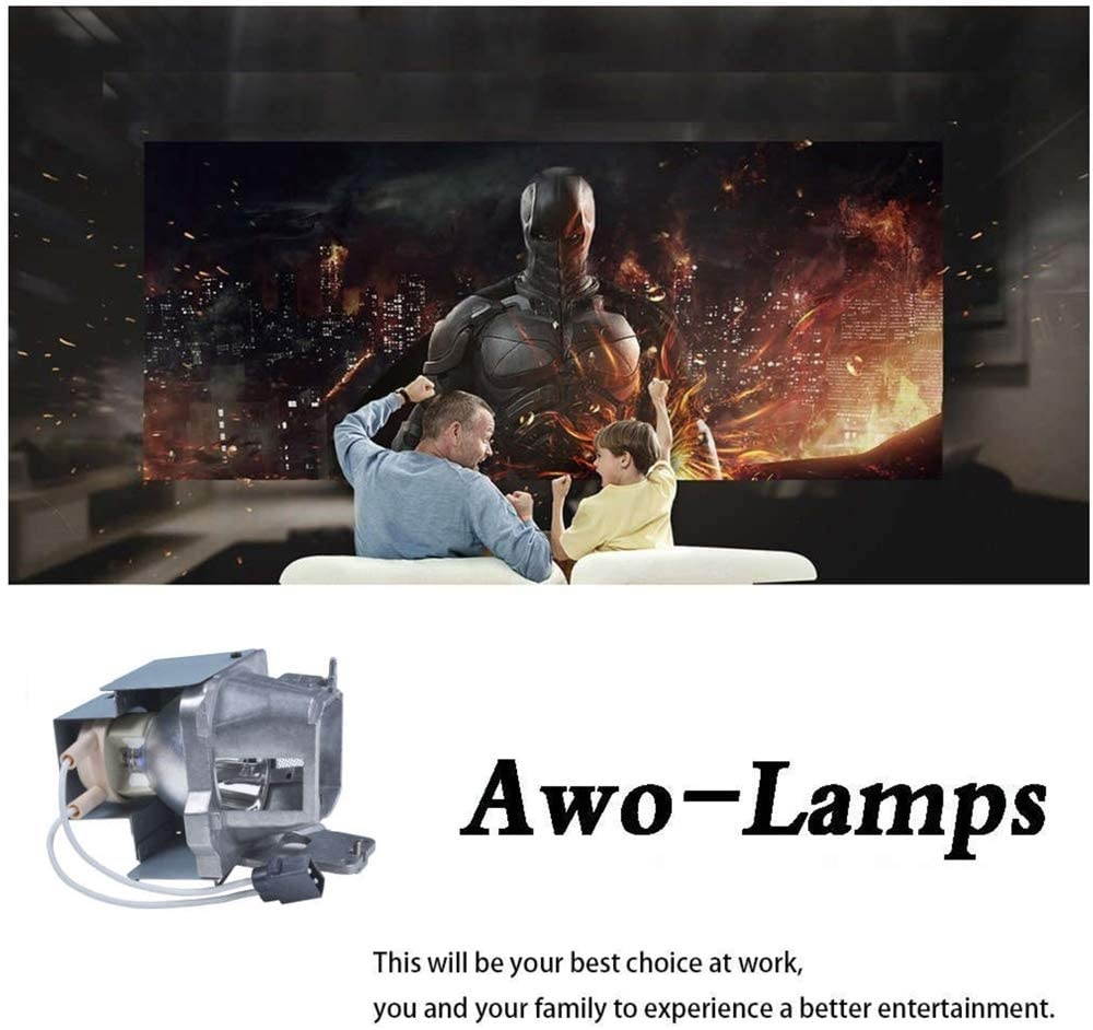 AWO Original Bulb Inside BL-FP240G / SP.7AZ01GC01 Replacement Lamp with Housing for OPTOMA DH350 EH334 EH335 EH336 EH337 HD143X HD144X HD270e HD27e WU335 WU337