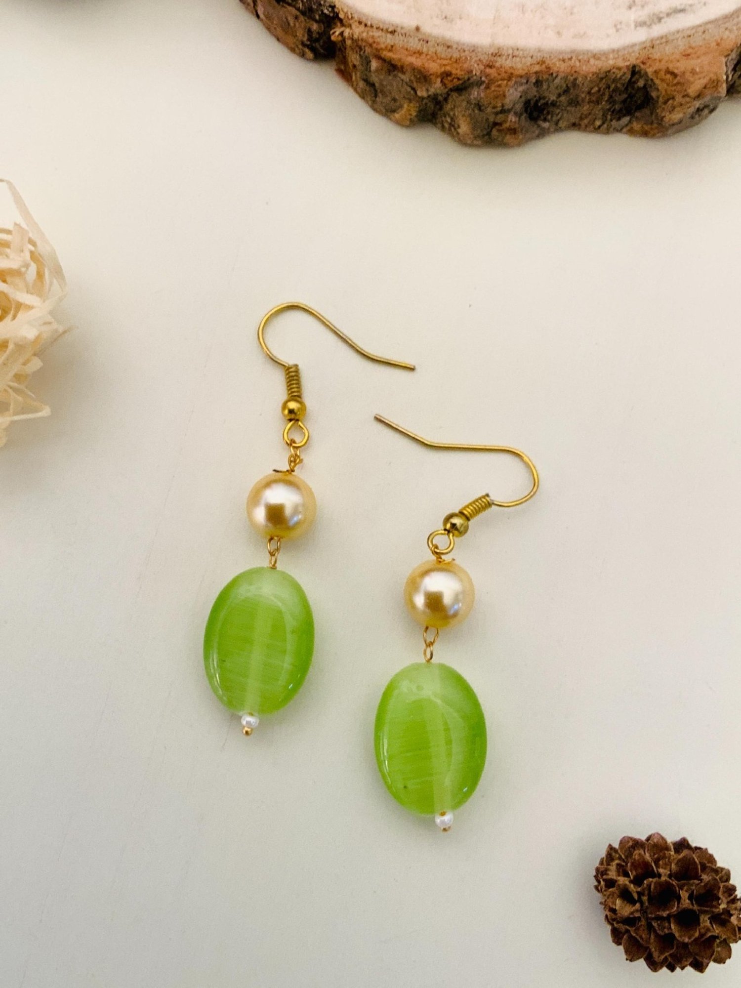 Abdesigns Classic Gold-Plated Drop Earrings