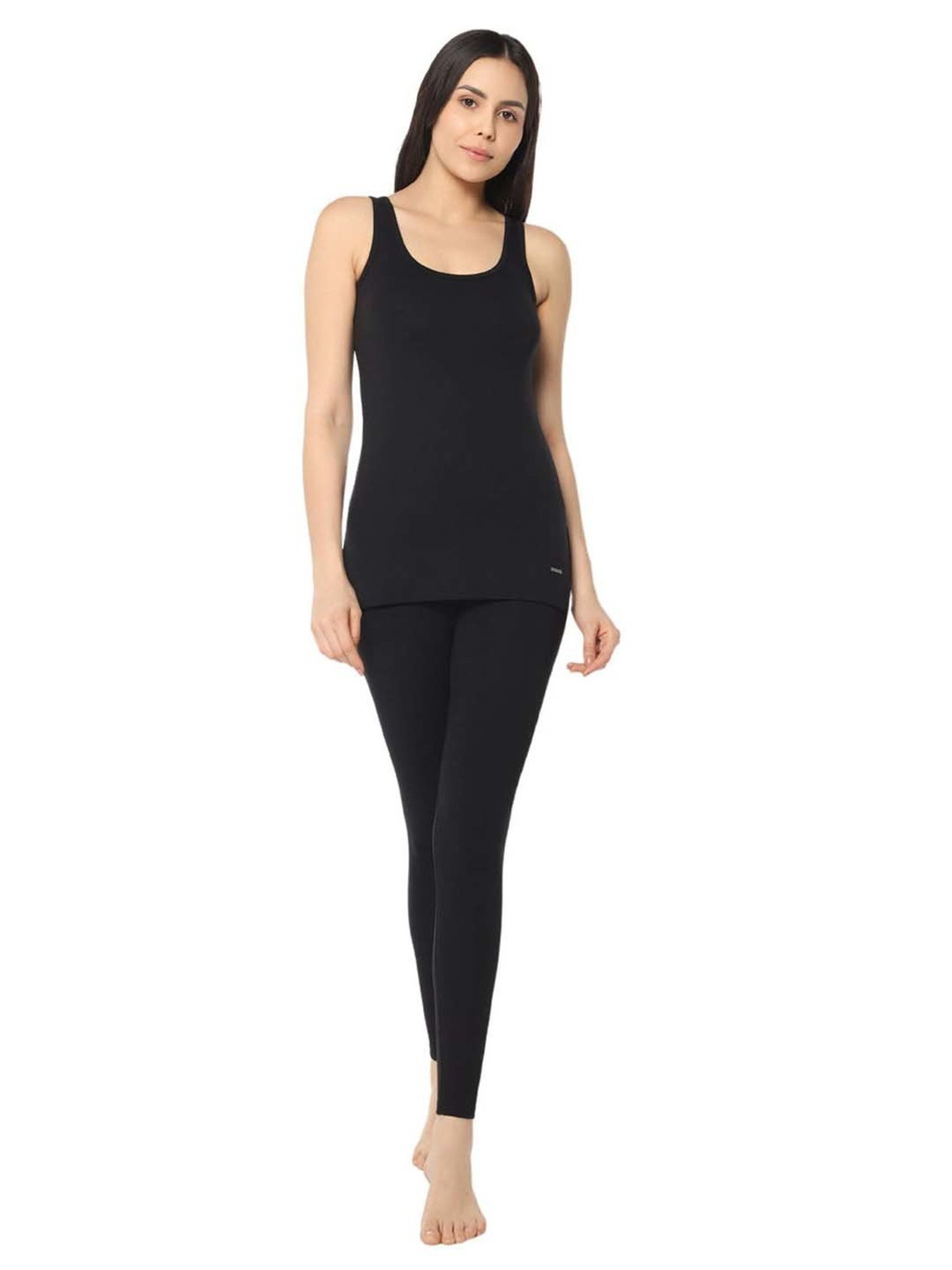 Amante Black Plain Camisole