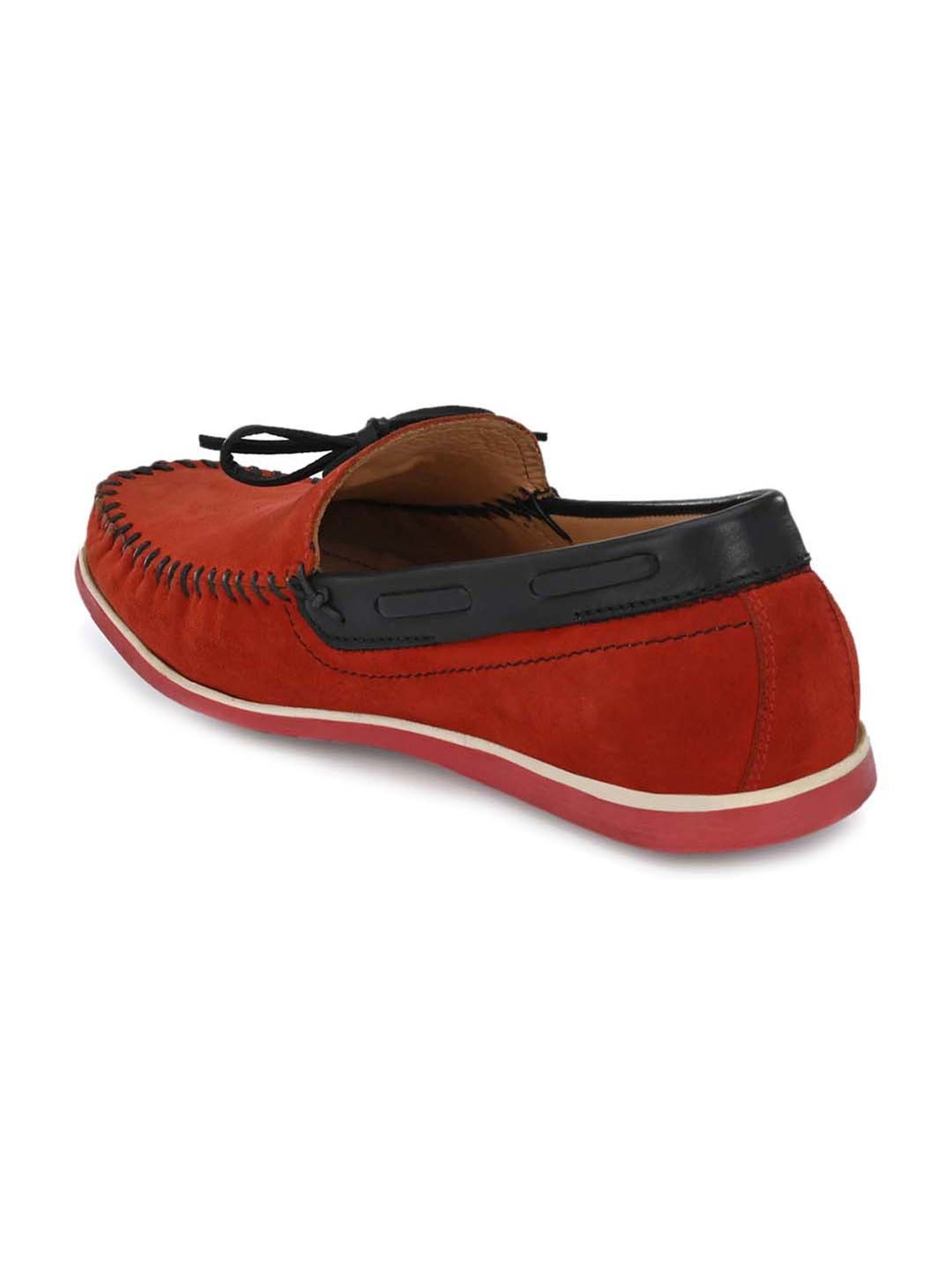Hitz Men's Red Boat Shoes