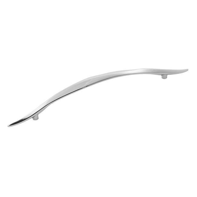 Belwith BWH076651 14 192 mm C-C Willow Cabinet Pull - Polished Nickel