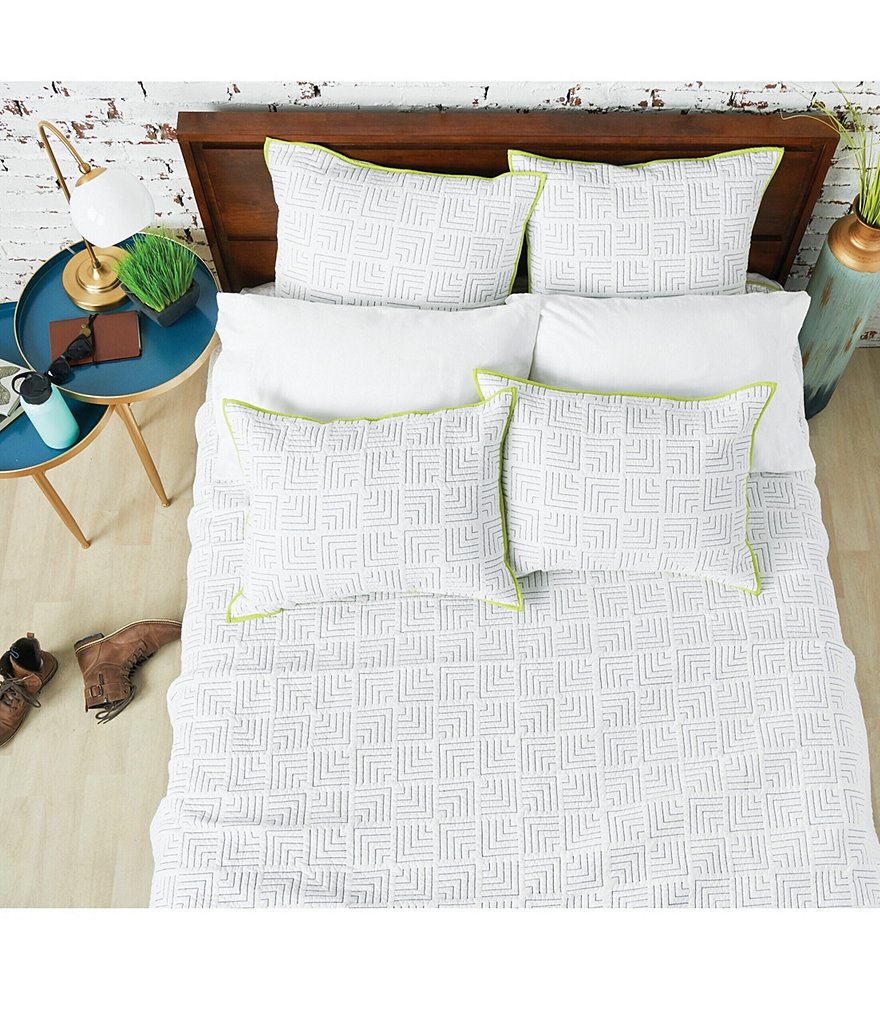 Twin Turtle Cove Quilt & Sham Set Light Turquoise/Aqua - Tommy Bahama