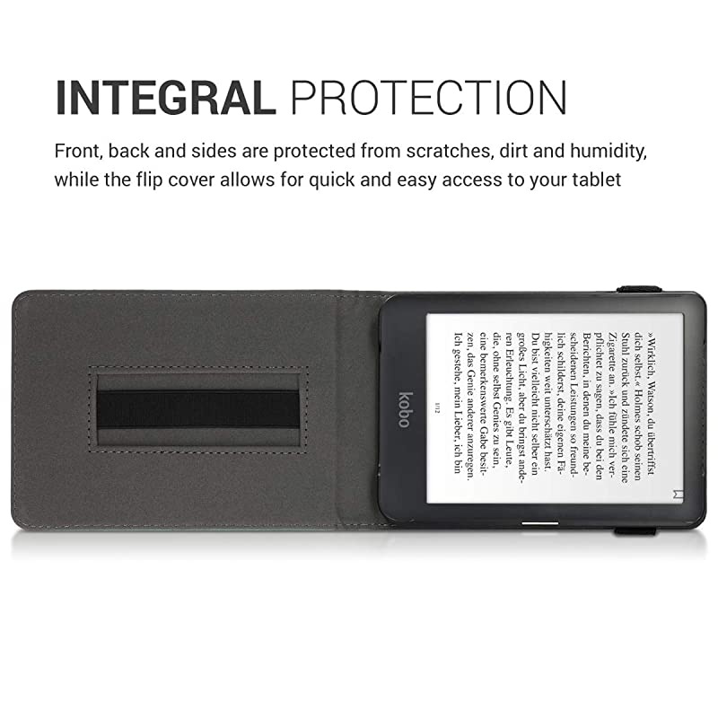 Cover Compatible with Kobo Clara HD Case with Strap + Stand Mint