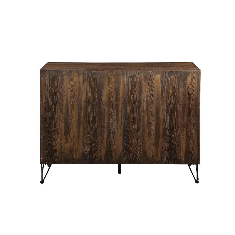 Garron Server Walnut/Black - Acme Furniture
