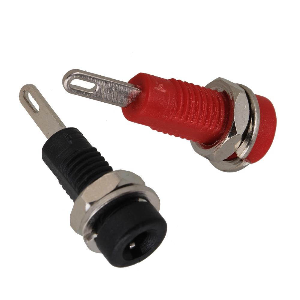 10 x 2mm Binding Post Banana Jack Panel Mount For Multimeter Test Probe