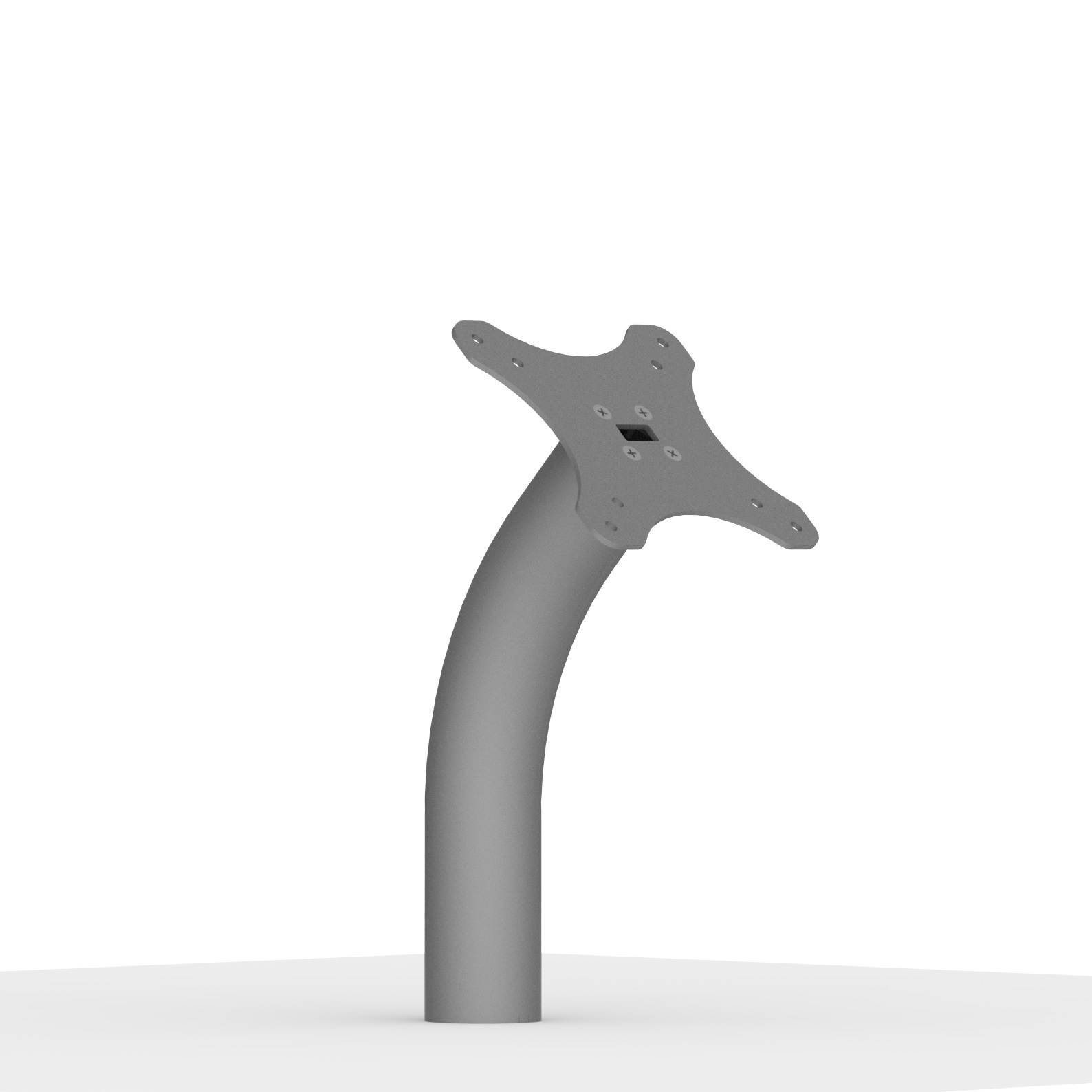 Fixed Surface Mount VESA 75/100 - Light Grey