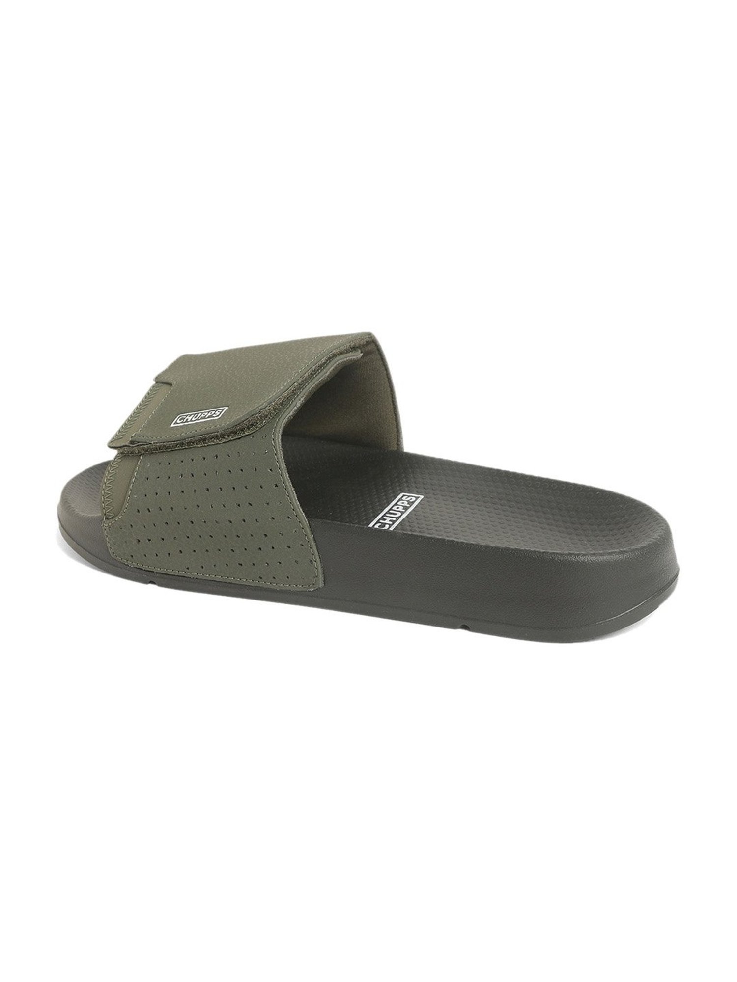Chupps Men's Olive Slides