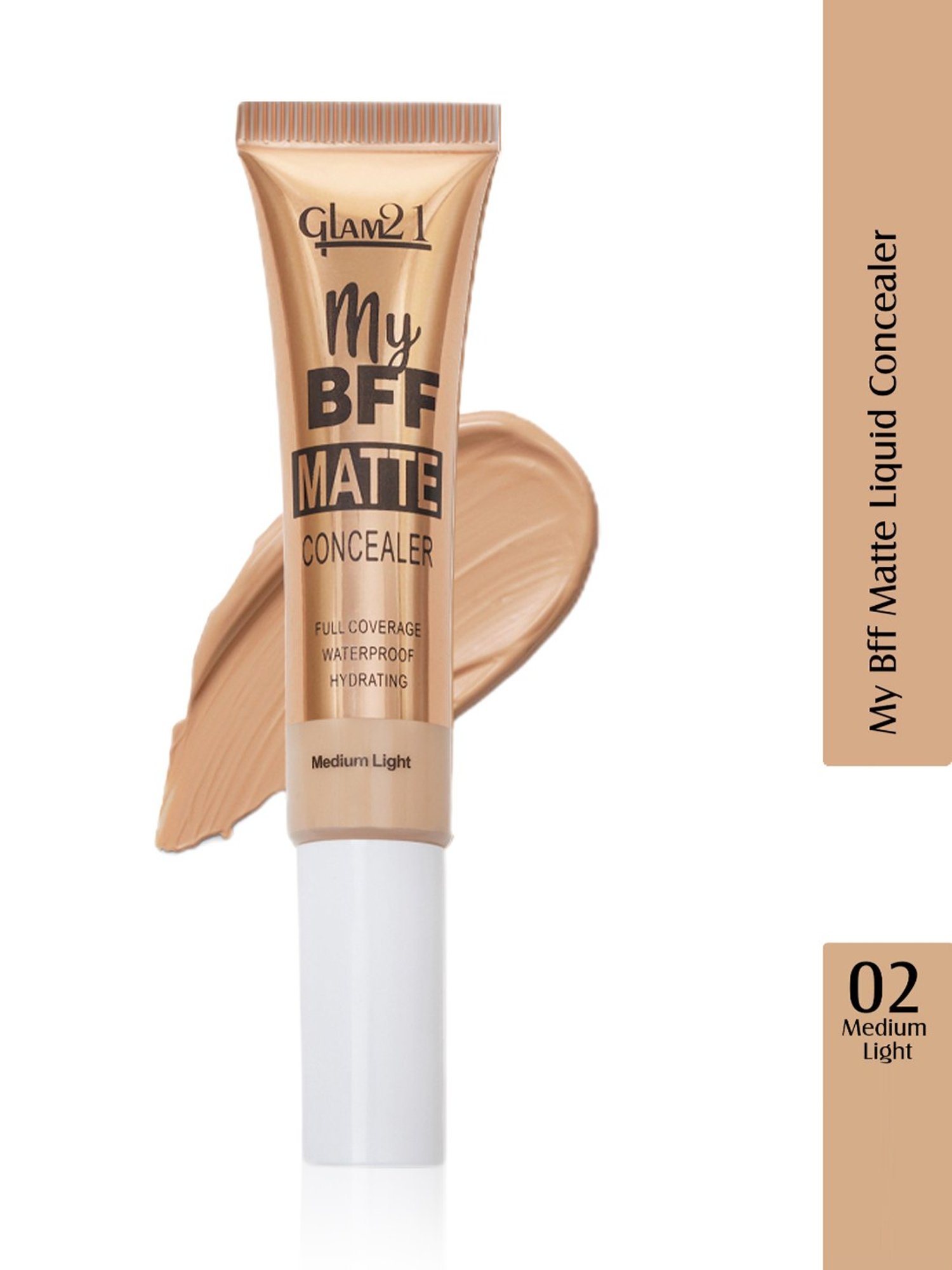 Glam21 My BFF Matte Liquid Concealer 02 Medium Light - 8 gm