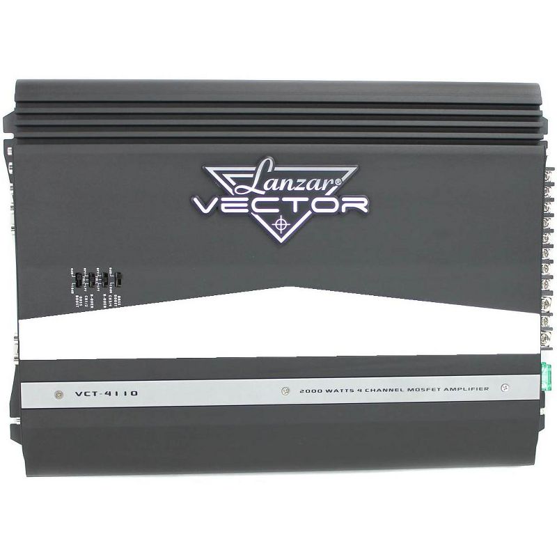 LANZAR VCT4110 2000W 4-Channel High Power MOSFET Car Audio Amplifier Amp