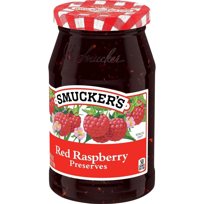 Smucker's Red Raspberry Preserves - 18oz