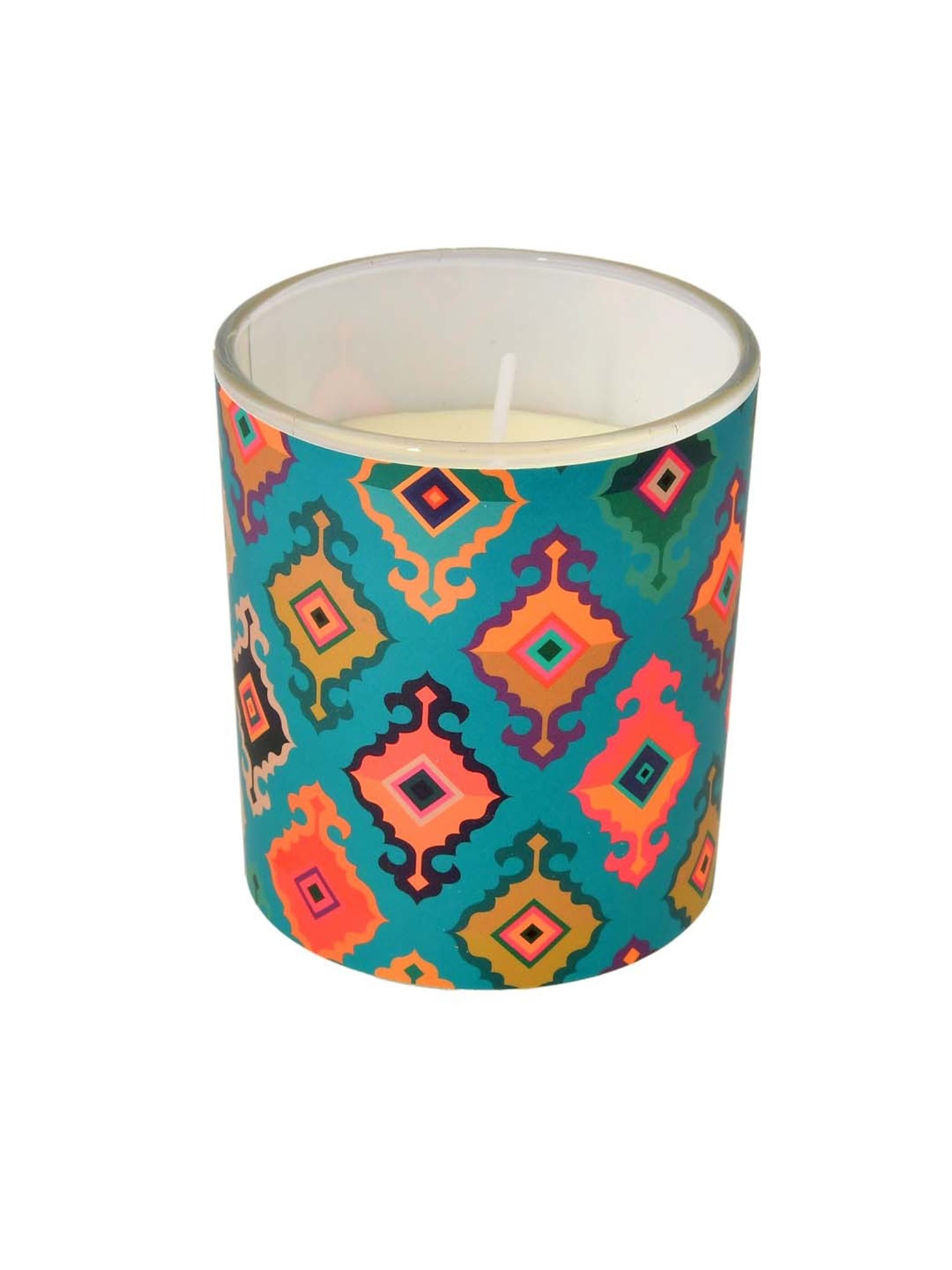 Lidded Glass Jar Crackling Wooden Wick Teak and Moss Candle - Nature's Wick