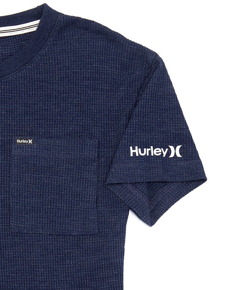 Hurley Big Boys 8-20 Short-Sleeve Pocket Thermal Tee