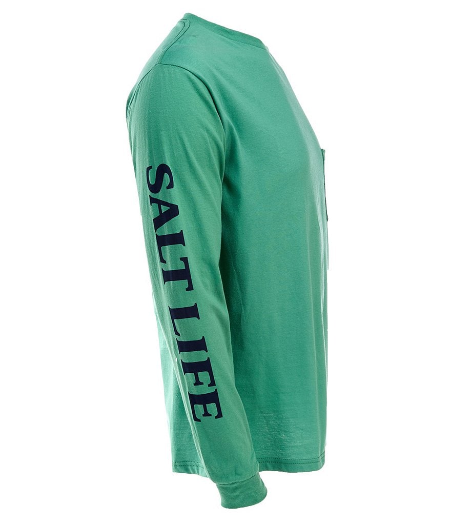 Salt Life Salty Mate Long-Sleeve Pocket Tee