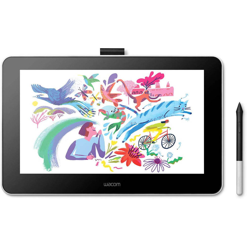 Wacom One Digital Drawing Tablet with Screen 13.3" Graphics Display + Warranty