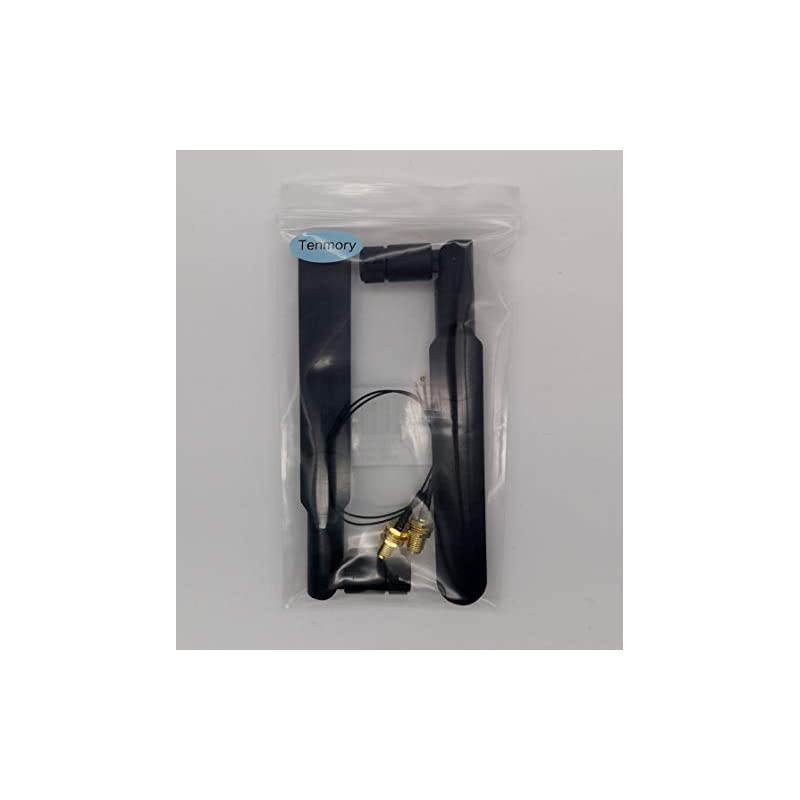 Antenna 8dBi Omni RPSMA Male 24Ghz 58Ghz Dual Band + 20cm UFL IPEX MHF4 to RP SMA Female Extension Cable for M2 NGFF Card Notebook PS4 Drone 2 Pcs