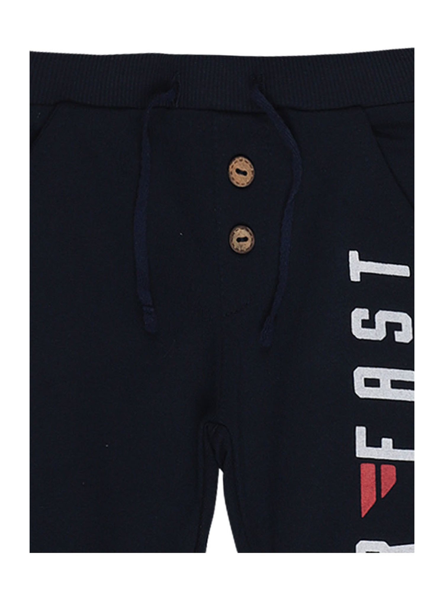 Bodycare Kids Navy Printed Trackpants
