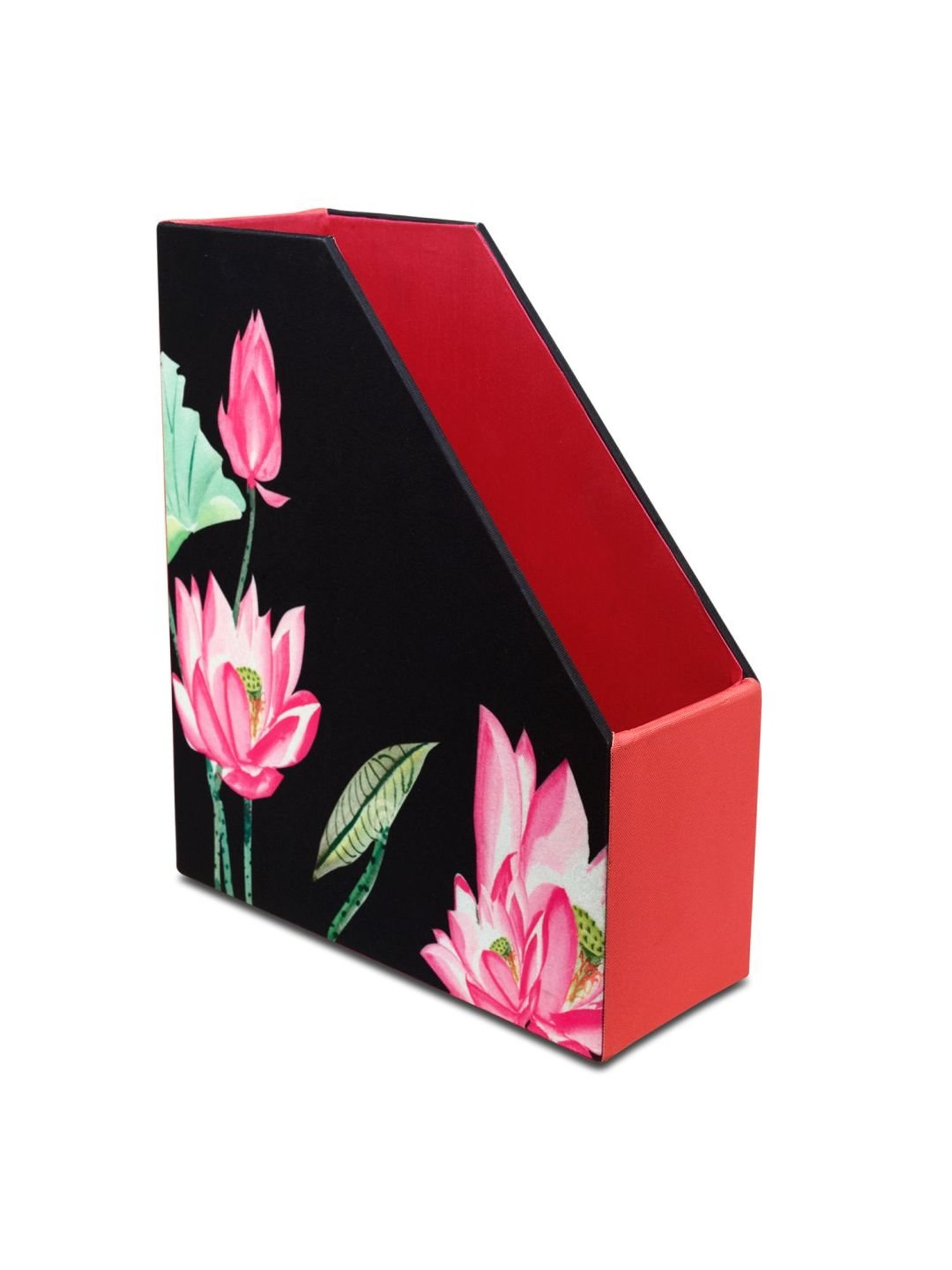 SEJ by Nisha Gupta Black Magazine Rack - Set of 1