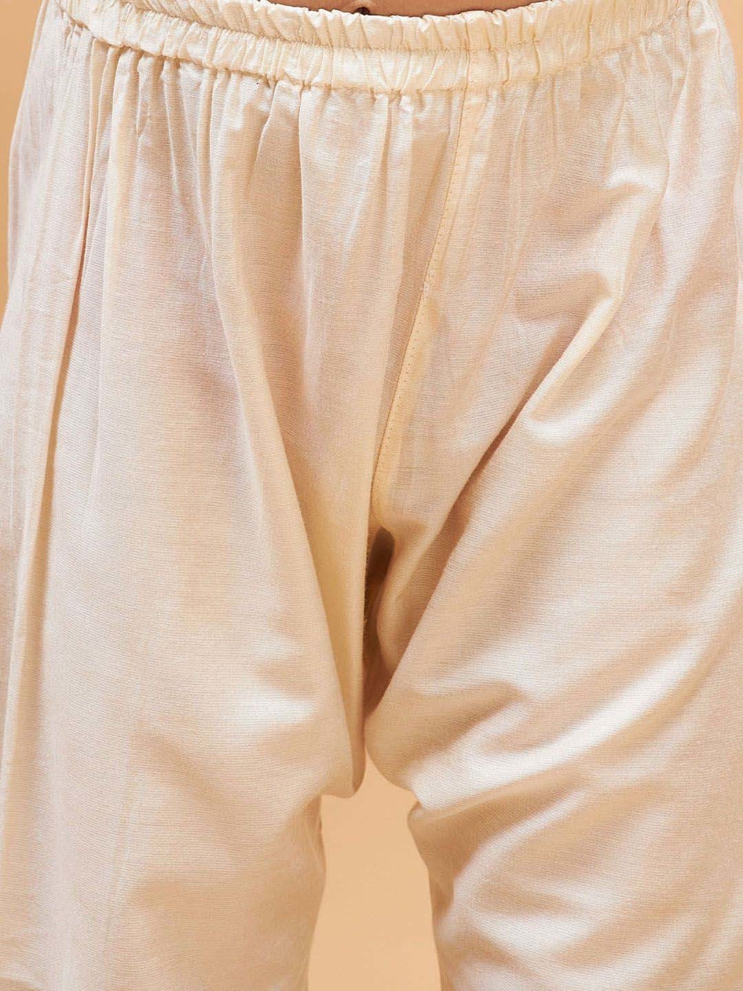 VASTRAMAY Boys Yellow Printed Full Sleeves Kurta Sets