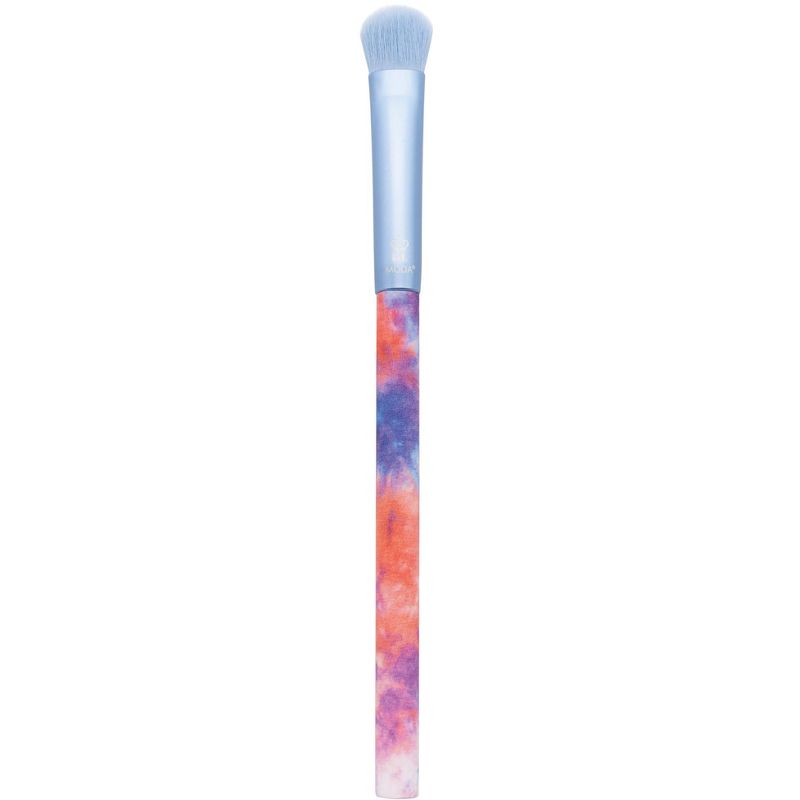 MODA Brush 5pc Dreamy Blue Tie Dye Makeup Brush Set, Includes - Blush, Domed Shadow, Crease, and Angle Eyeliner Brushes