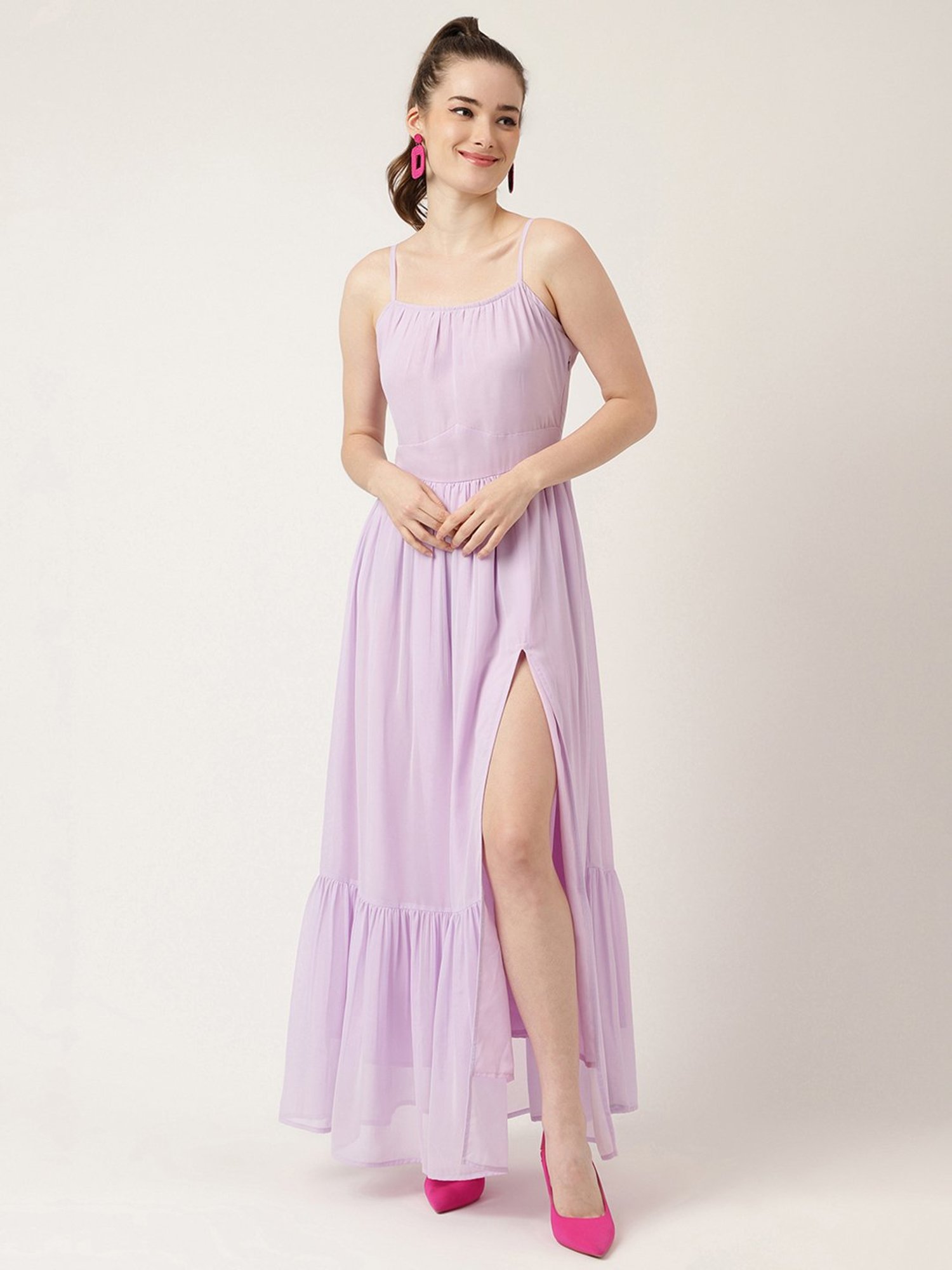 MASAKALI.CO Lavender Maxi Dress