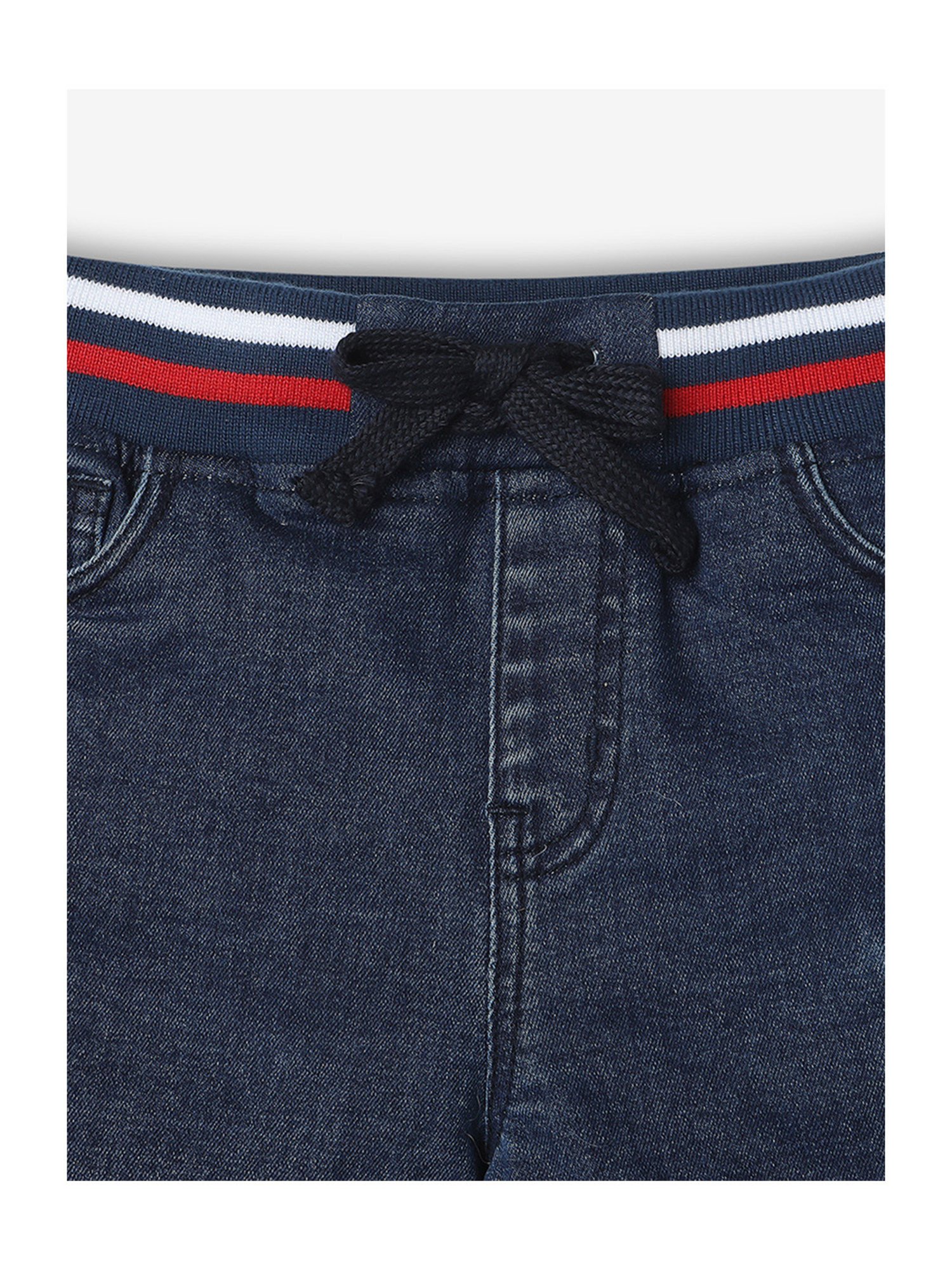 Ed-a-Mamma Boys Blue Solid Shorts