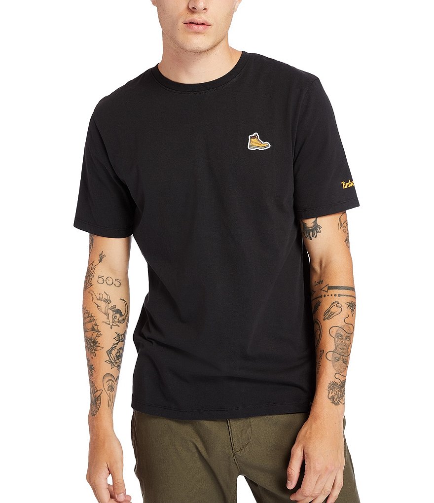 Timberland Boot Logo Short-Sleeve Organic Materials Tee