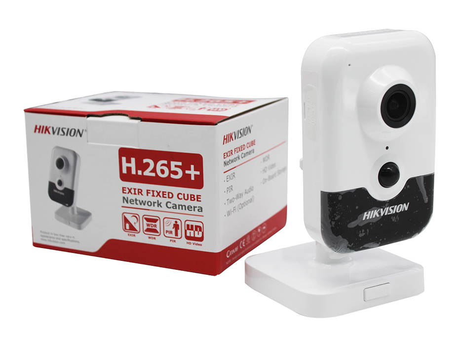 Hikvision DS-2CD2443G0-IW Wi-Fi Camera Video Surveillance 4MP IR Fixed Cube Wireless IP Camera Two-way Audio H.265+