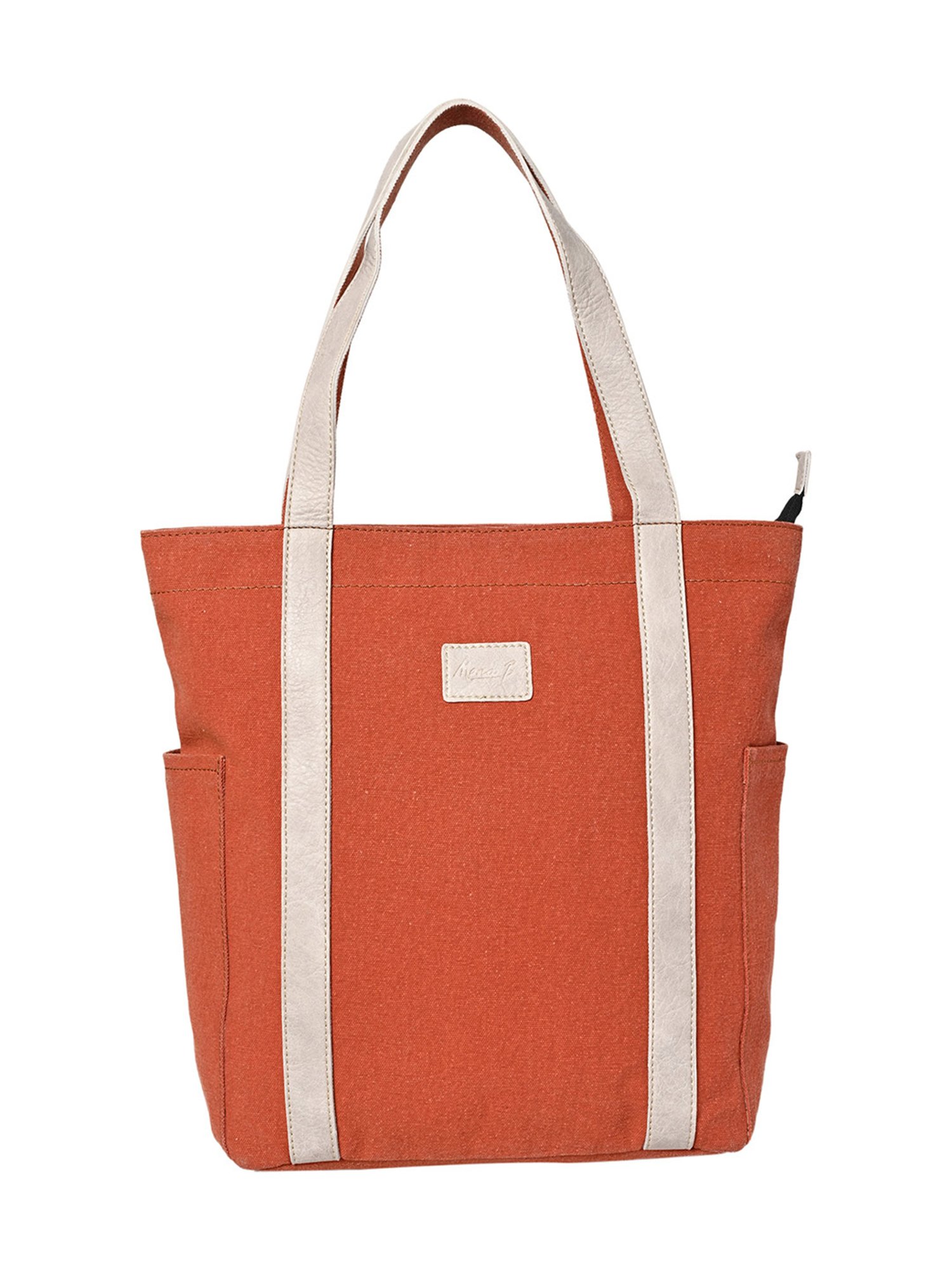 Mona B Burnt Orange Large Tote