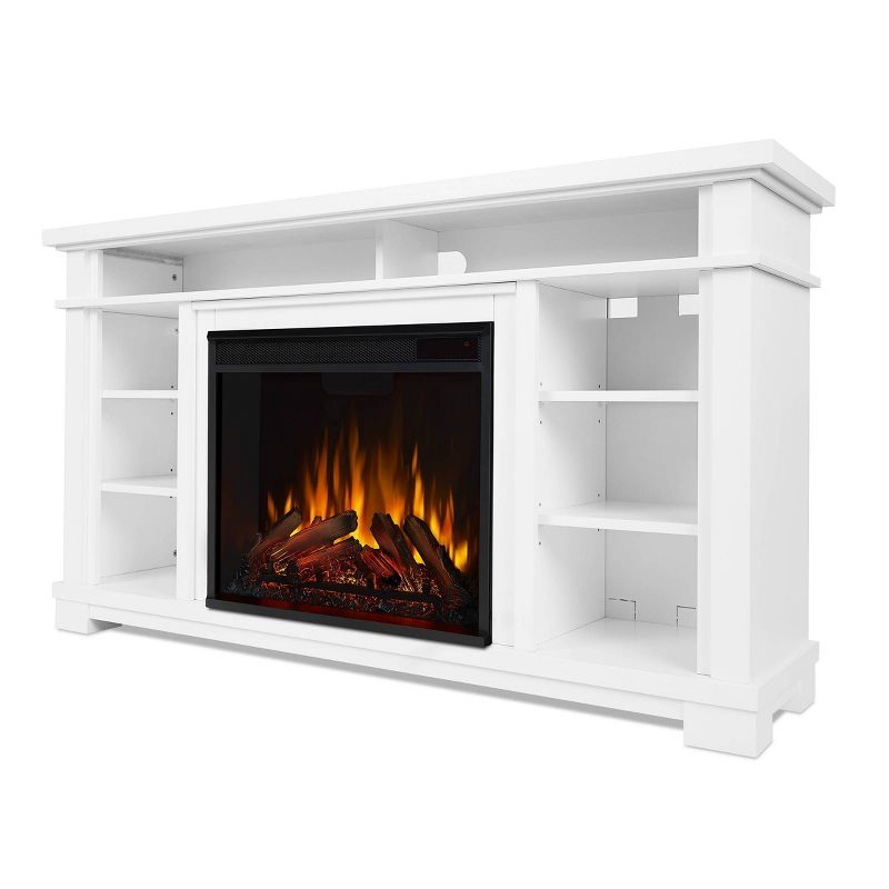 Real Flame Belford Electric Entertainment Fireplace White