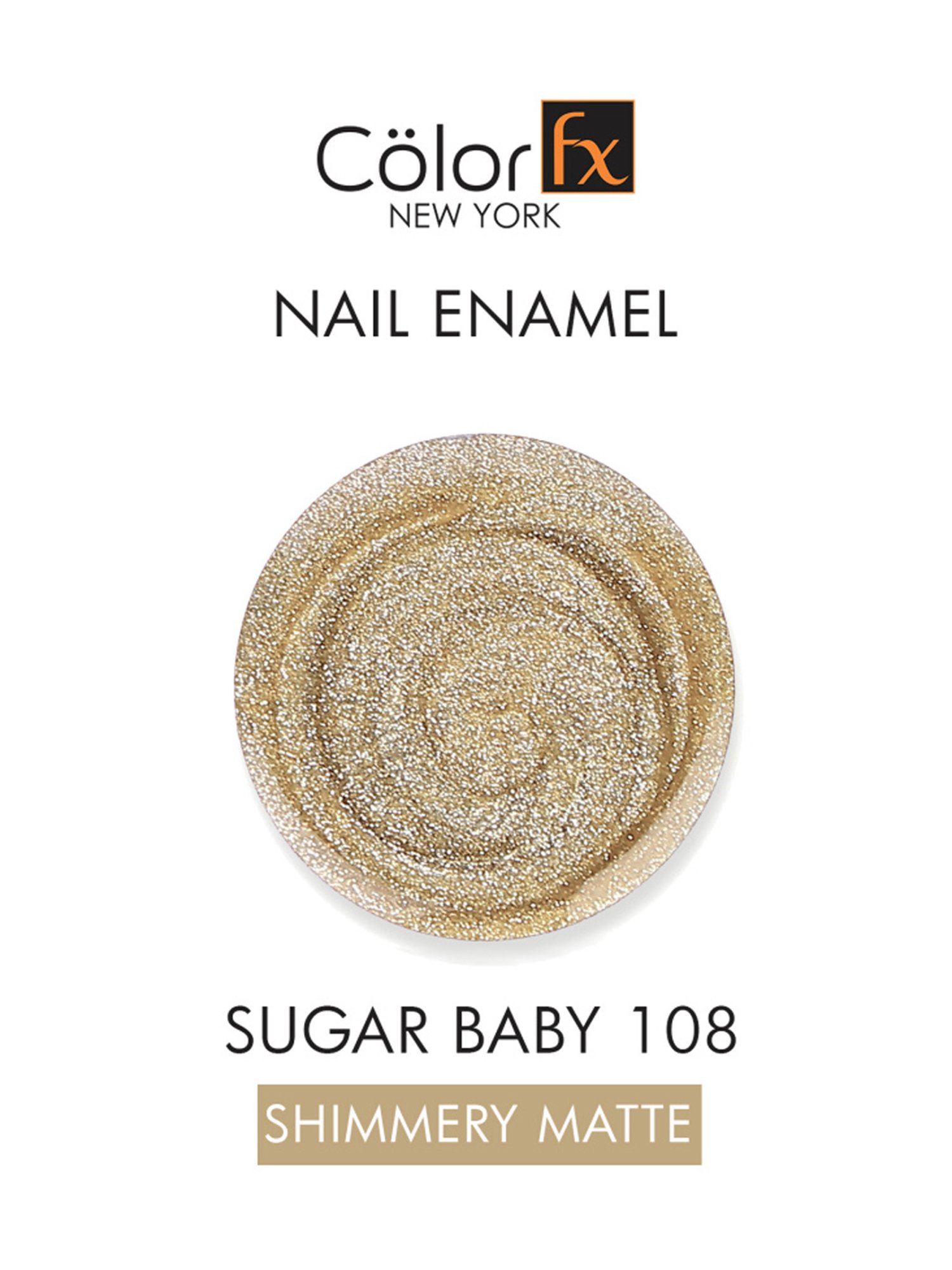 Color Fx Sugar Baby Wedding Collection Nail Enamel Shade 108 - 10 ml