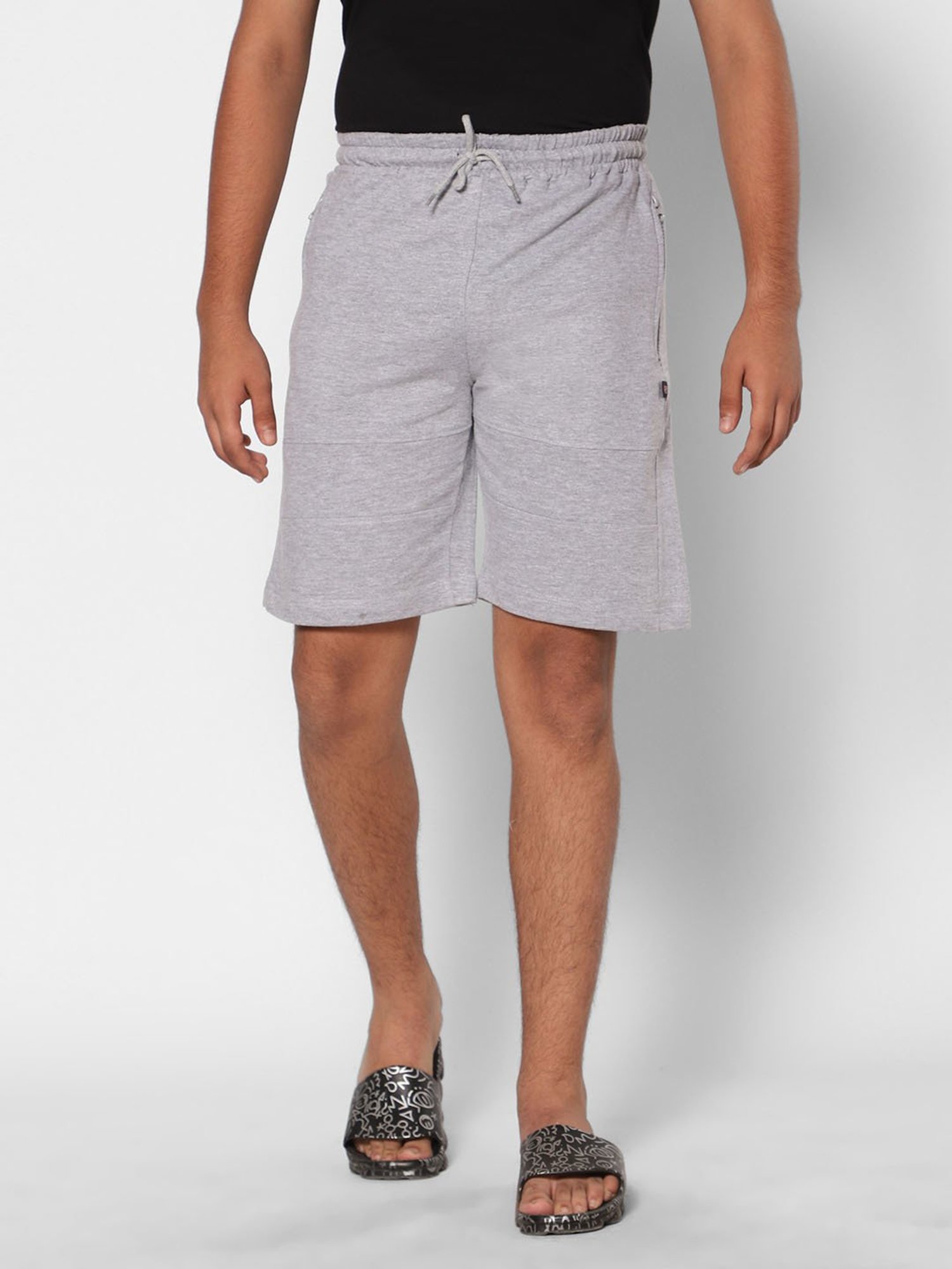 TeenTrums Boys Grey Textured Shorts