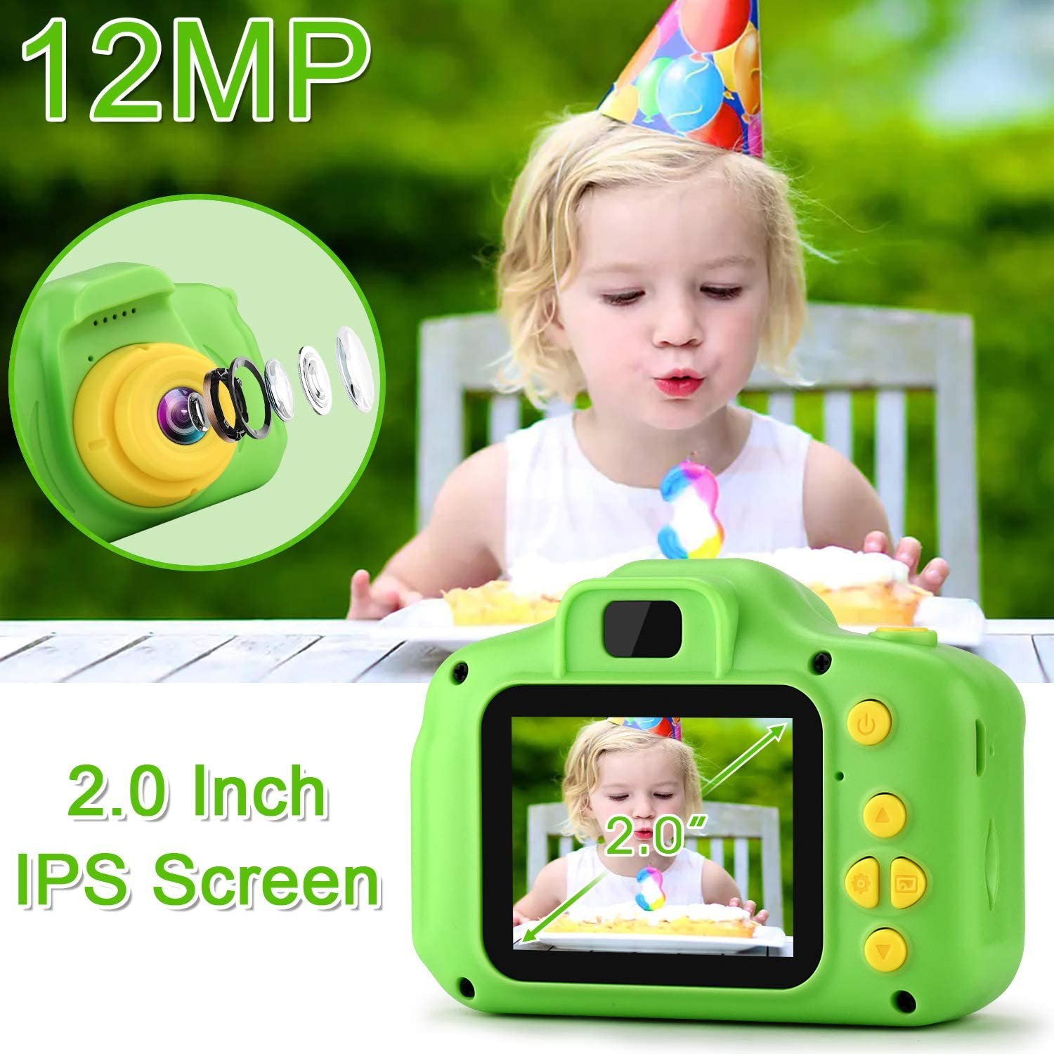 Kids Selfie Camera HD Digital Video Cameras for Toddler Kids Selfie Camera Children Small Cameras Christmas Birthday Gifts for Kids Portable