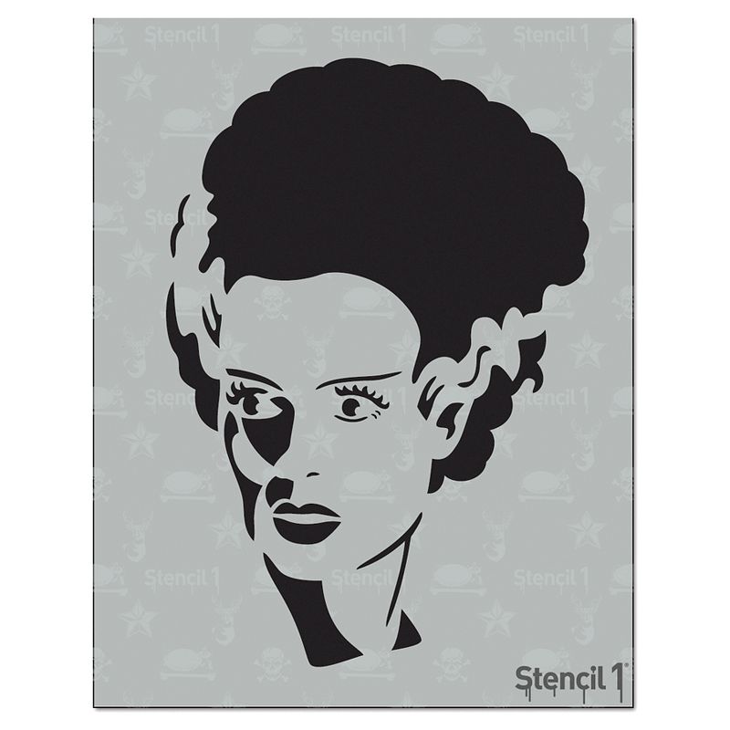 Stencil1 Bride Frank - Stencil 8.5" x 11"