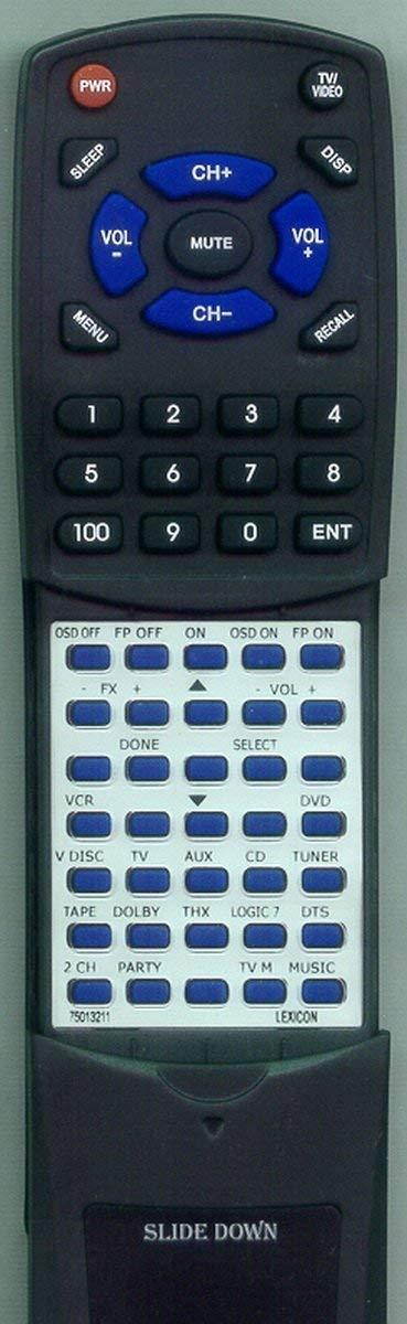 Replacement Remote Control for LEXICON DC1 VERSION 4, DC2, DC1 VERSION 3, 75013211