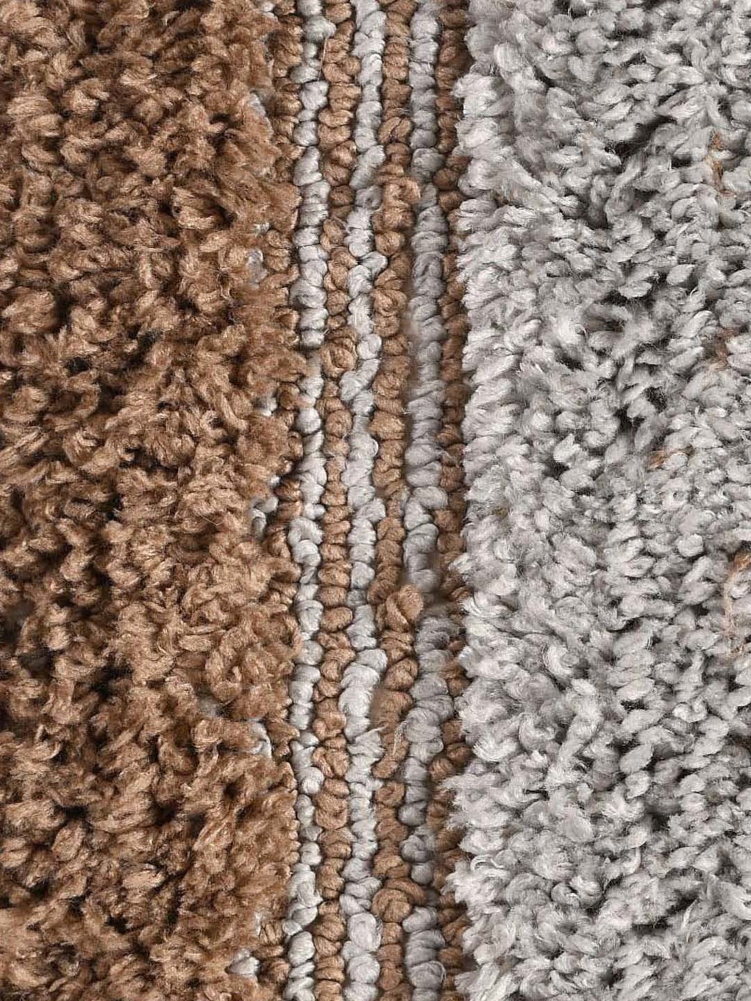 Saral Home Brown & Grey Microfibre Small Antiskid & Washable Power Runner