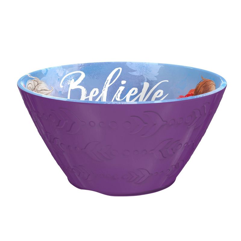 Frozen 2 3pc Melamine Princess Dinnerware Set Purple - Zak Designs