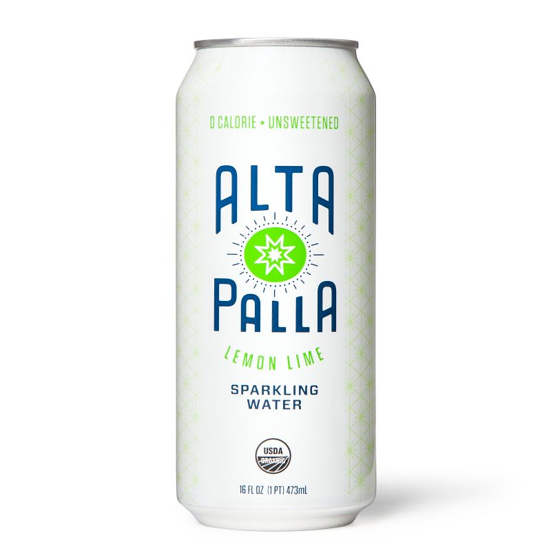 Alta Palla Organic Lemon Lime Sparkling Water 16oz
