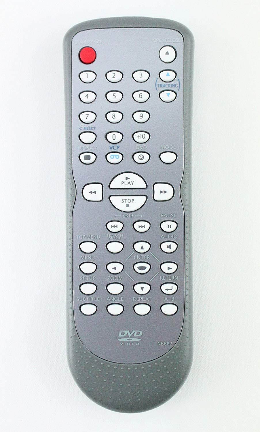 Original Magnavox NB662 DVD/ VCR Combo Remote Control for Models DV200MW8, DV200MW8A