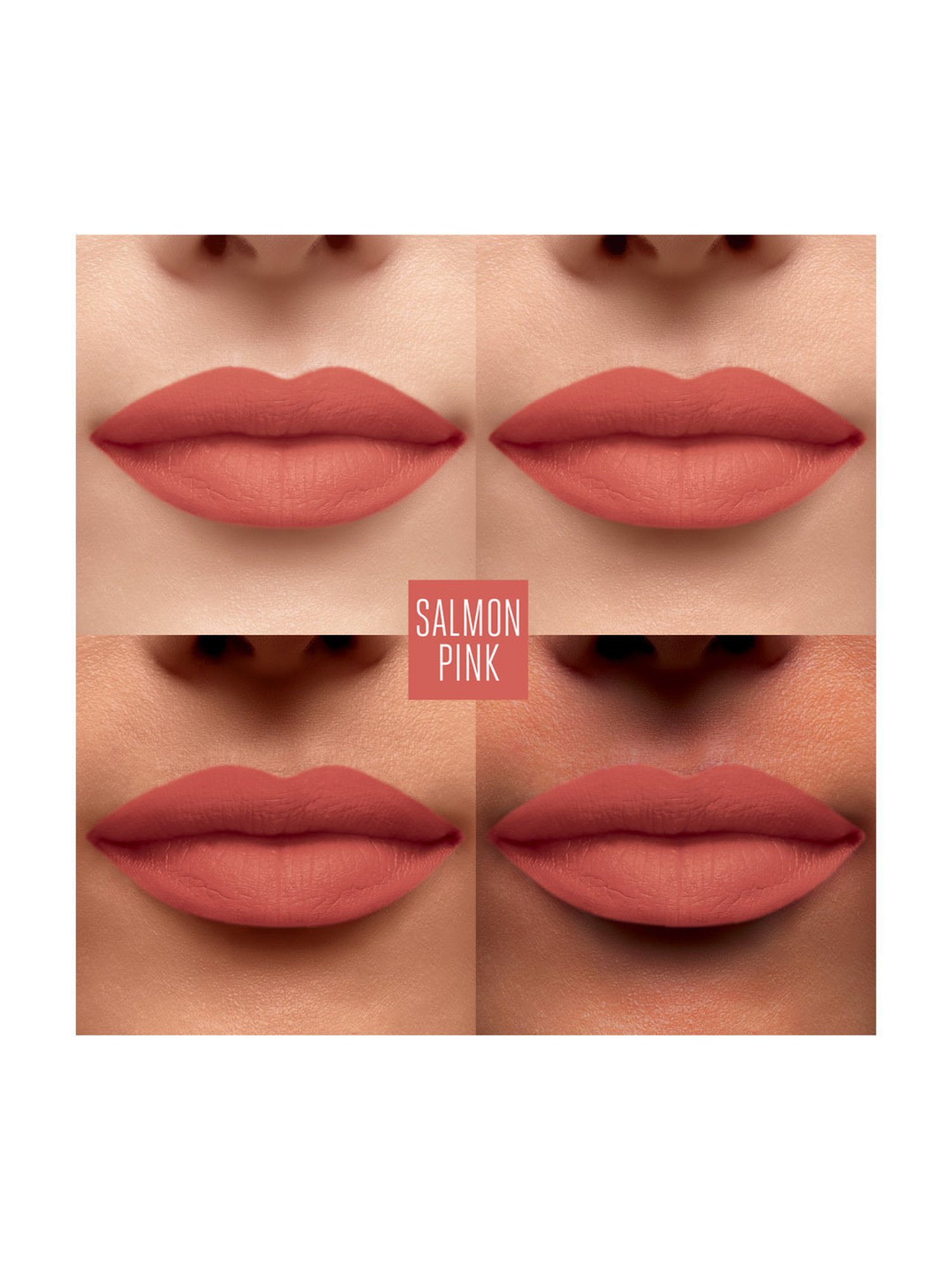 Lakme 9to5 Primer + Matte Liquid Lip Color MP4 Salmon Pink - 4.2 ml