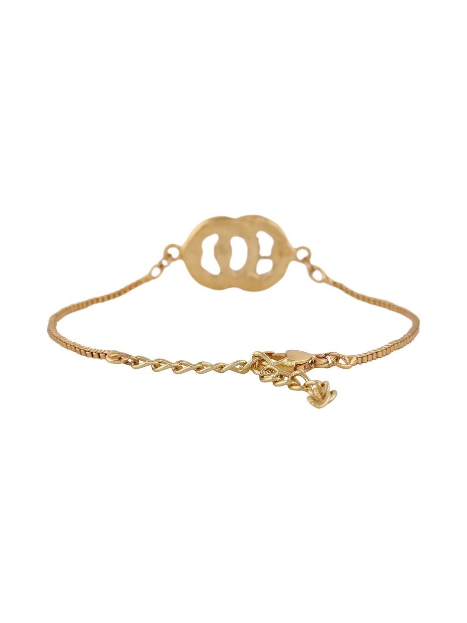 Estele Gold-Plated Sacred Bond Bracelet with Austrian Crystals for Women