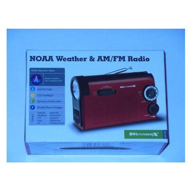 DPI, INC WR182R WEATHERX WEATHERBAND AM-FM PORTABLE RADIO with UTILITY LIGHT