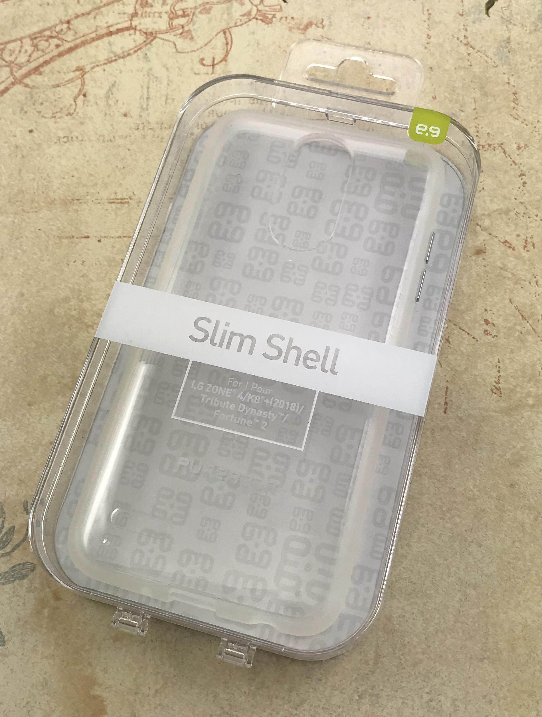 LG K8 2018 PUREGEAR SLIM SHELL CASE - CLEAR/CLEAR