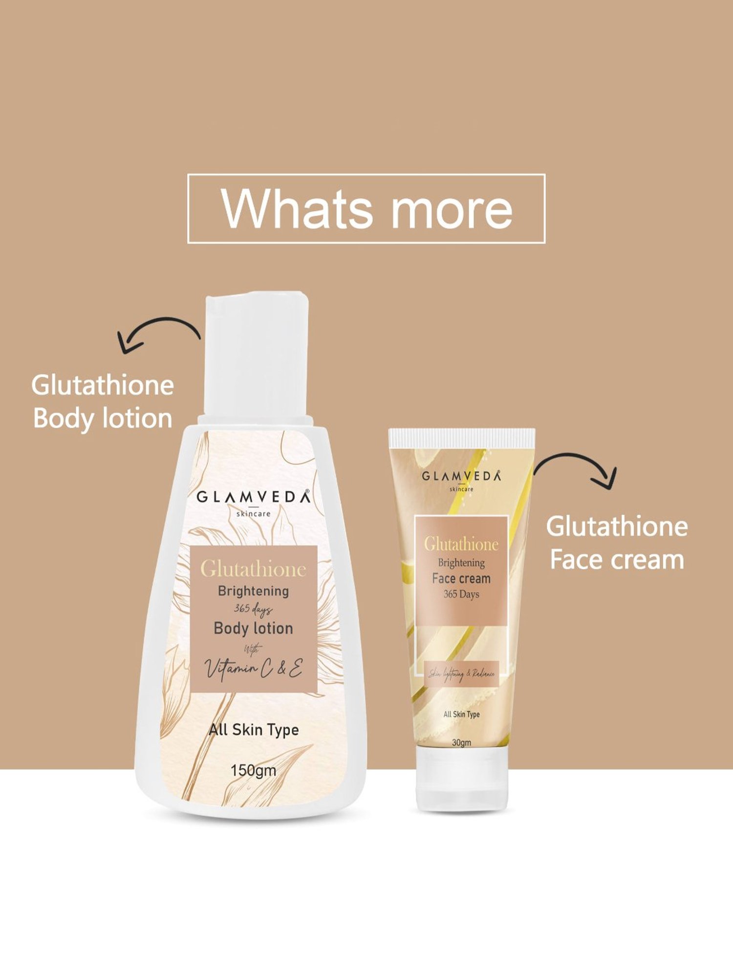 Glamveda Glutathione 24K Gold 365 Days Brightening Face Wash - 100 ml
